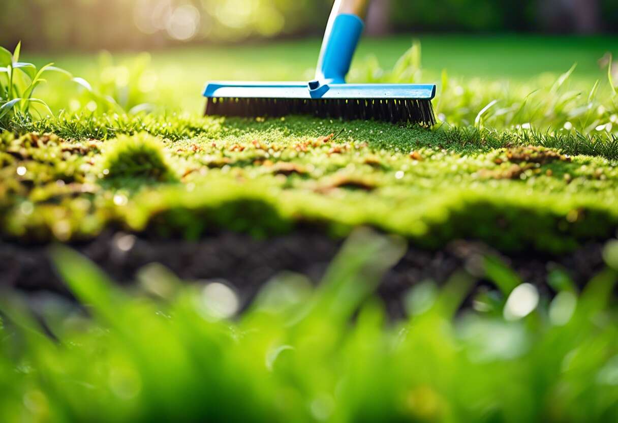Comment éliminer la mousse des pelouses : astuces et conseils