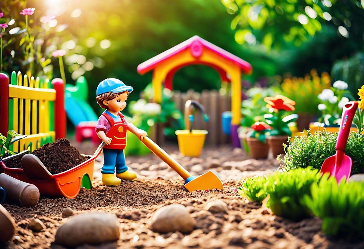 Concevoir un espace jardin dédié aux enfants