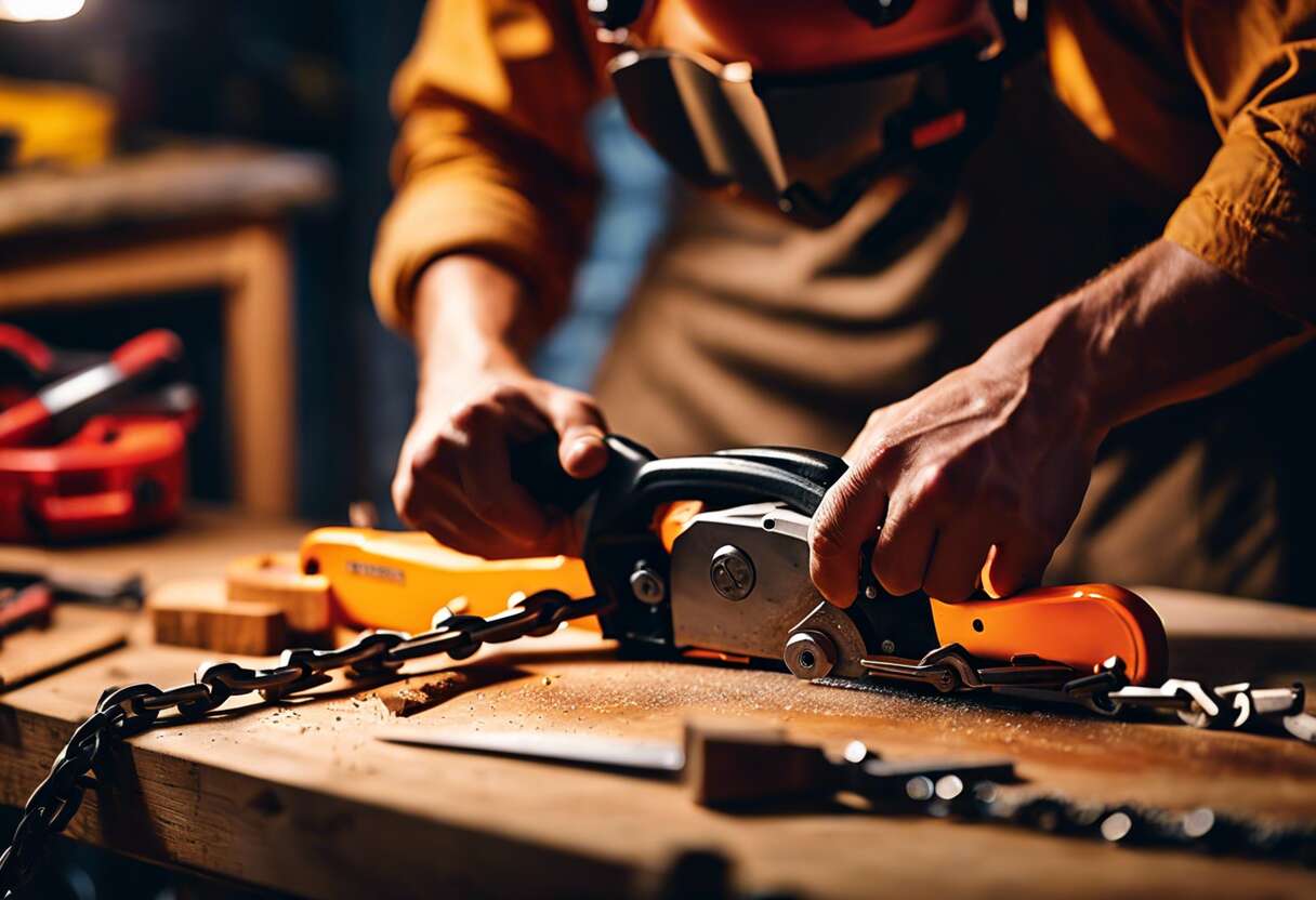 Guide pratique pour l'affûtage de la chaîne de tronçonneuse