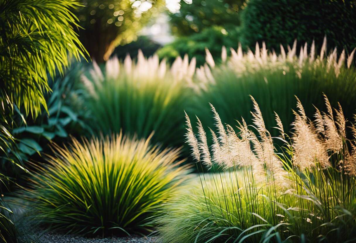 Les meilleures variétés de graminées pour un jardin à l'ombre