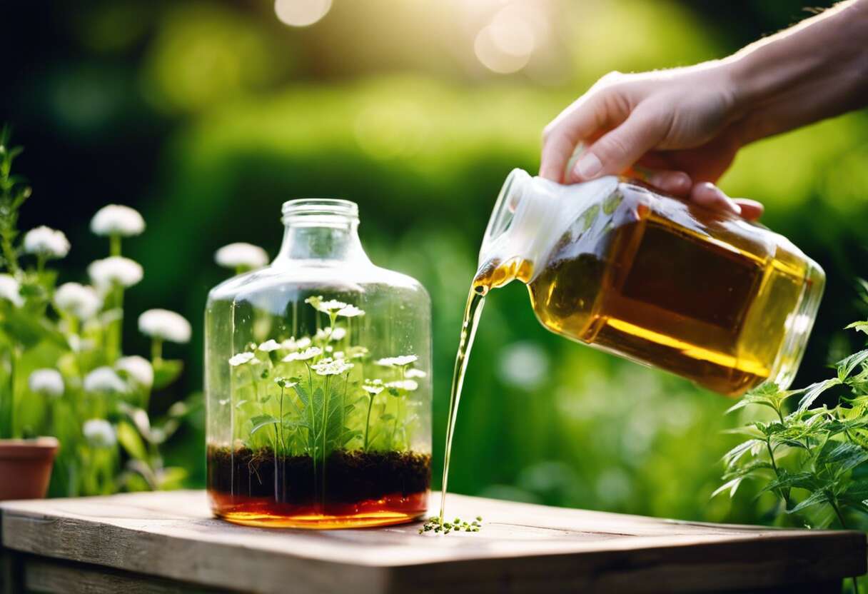 Recettes maison d'herbicides naturels à base de vinaigre blanc