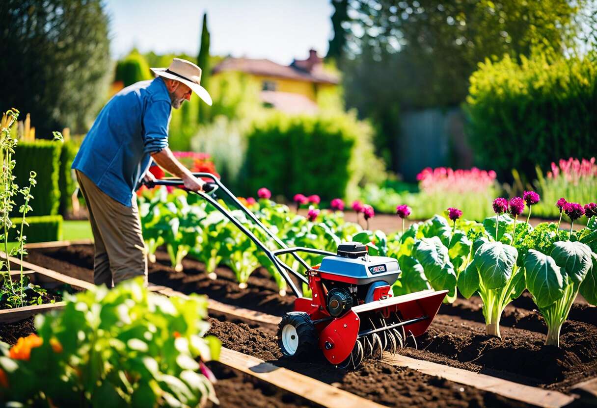 Choisir et Utiliser une Motobineuse : guide Complet pour Préparer Votre Potager