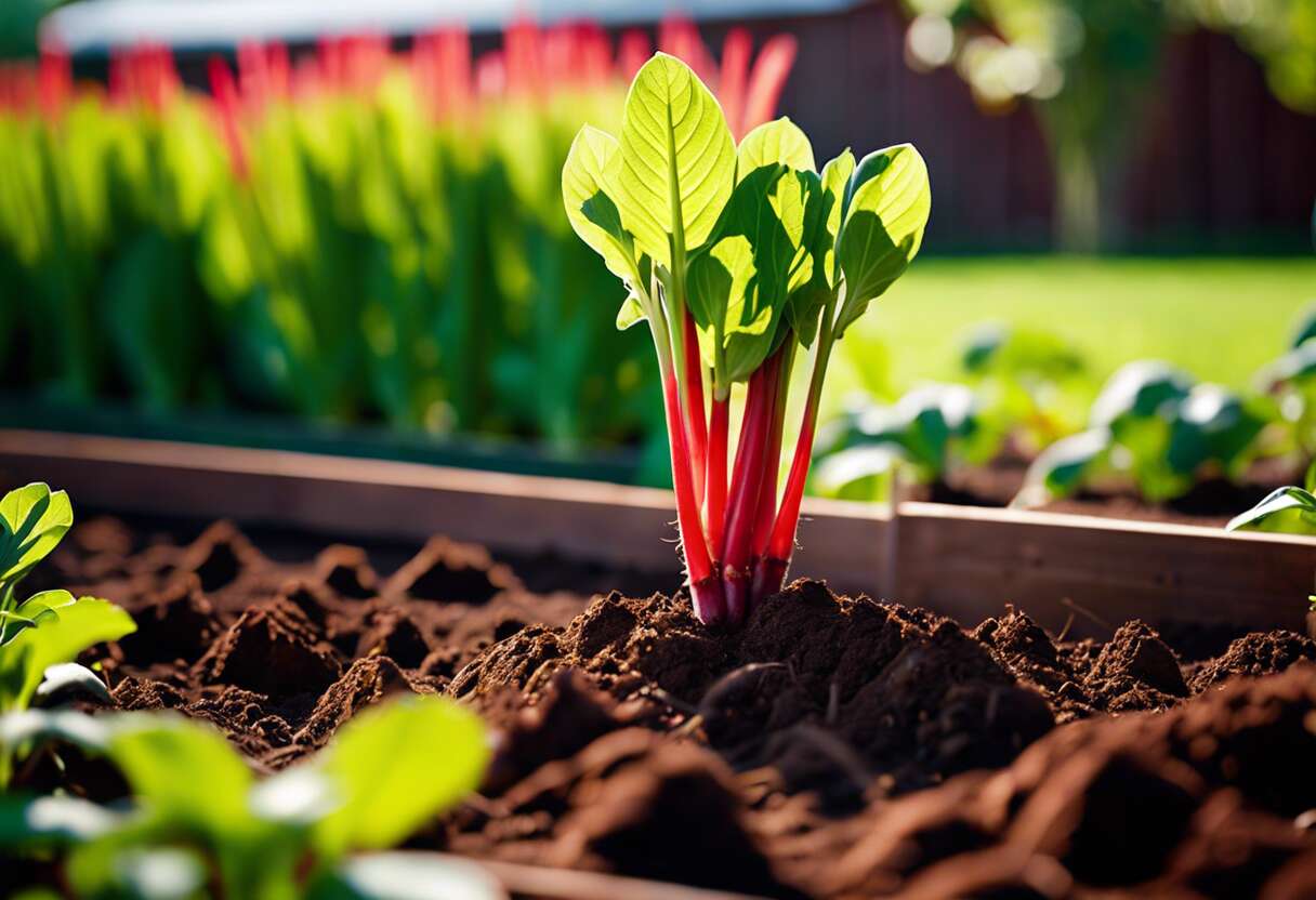 comment planter de la rhubarbe