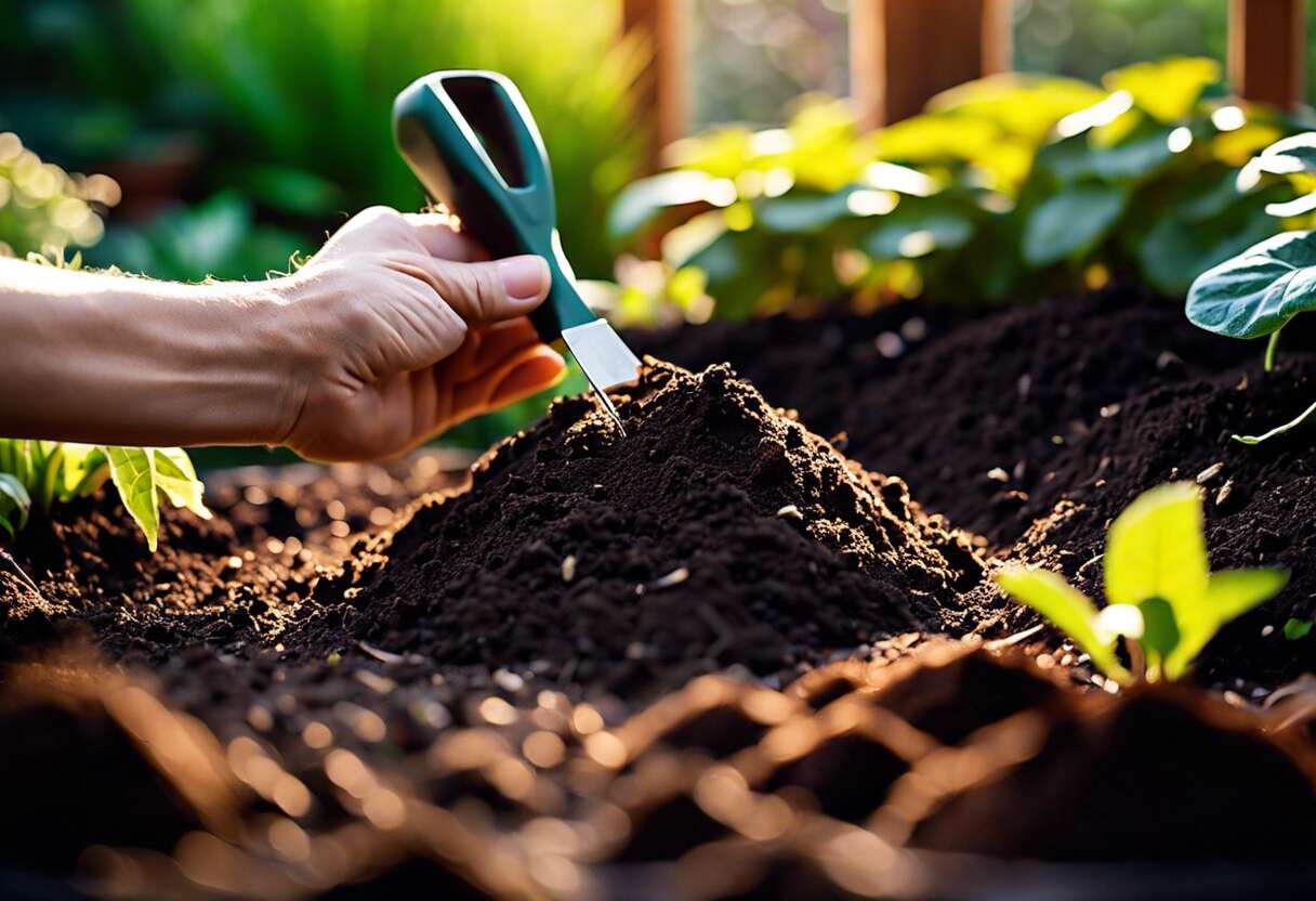 Quantité recommandée de compost par mètre carré au jardin