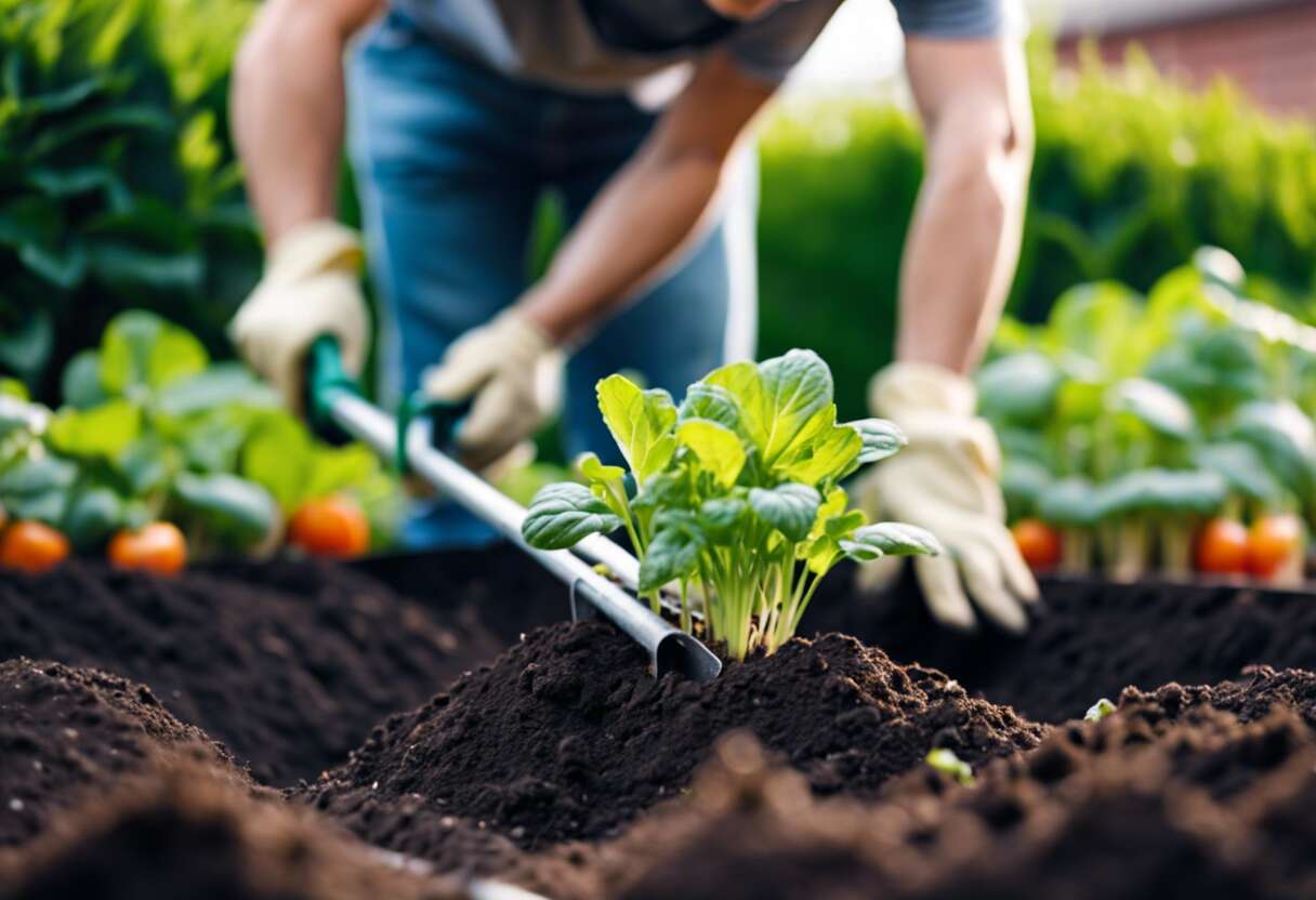 Comment bien appliquer le compost dans un espace potager