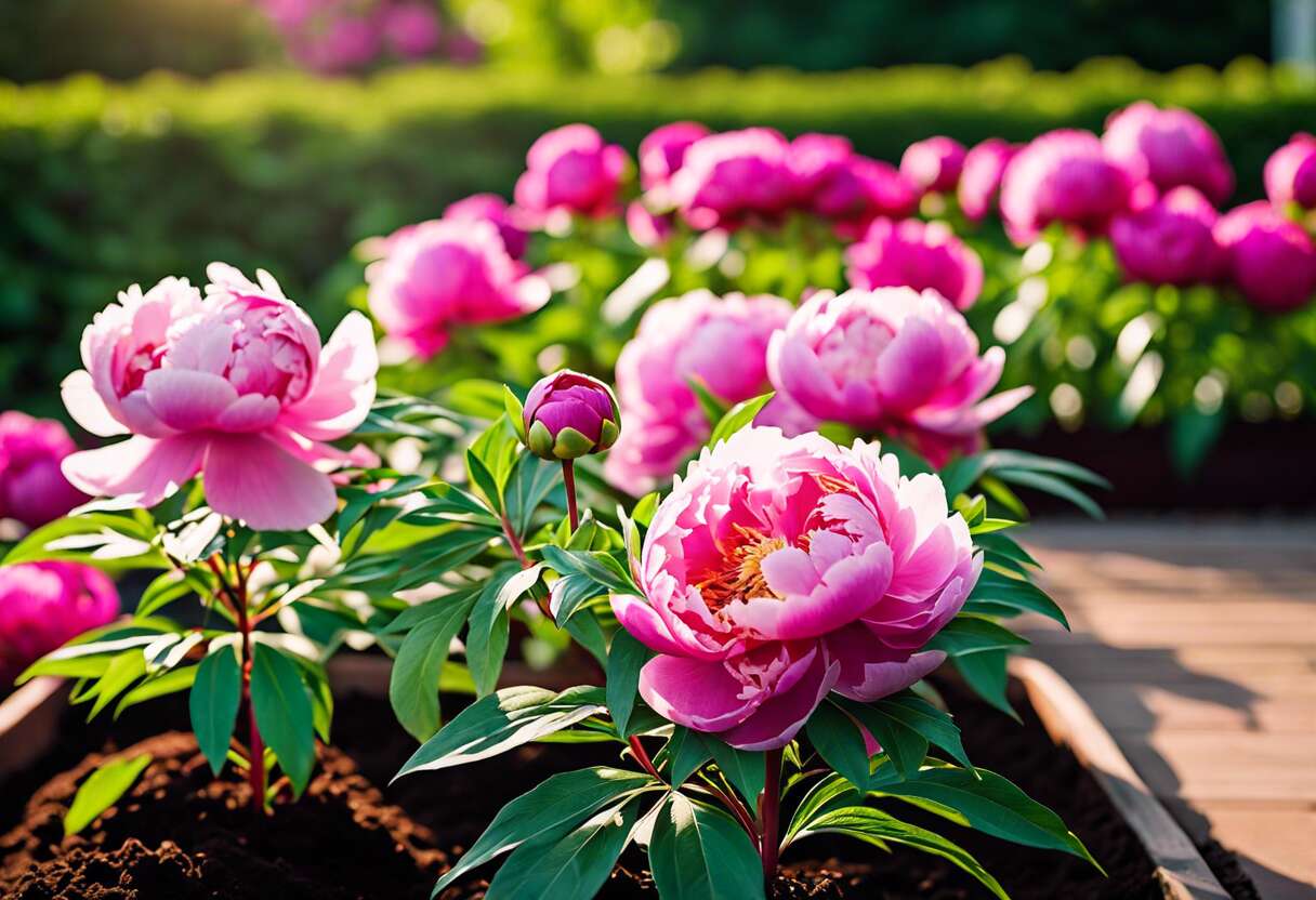La préparation du sol pour les pivoines La préparation du sol pour les pivoines
