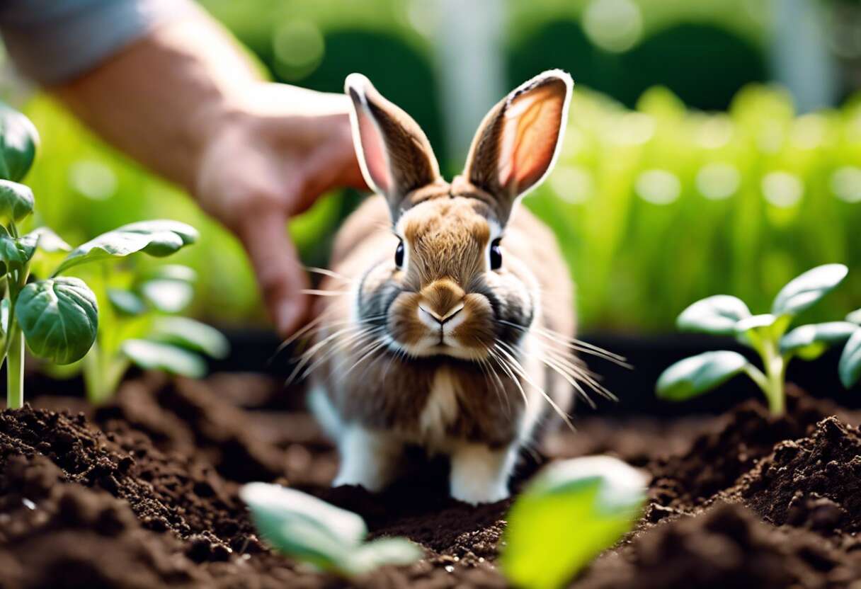 Comment et quand épandre le fumier de lapin dans votre jardin ?