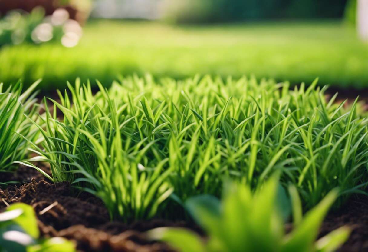 Utiliser les tontes de pelouse en paillage au potager