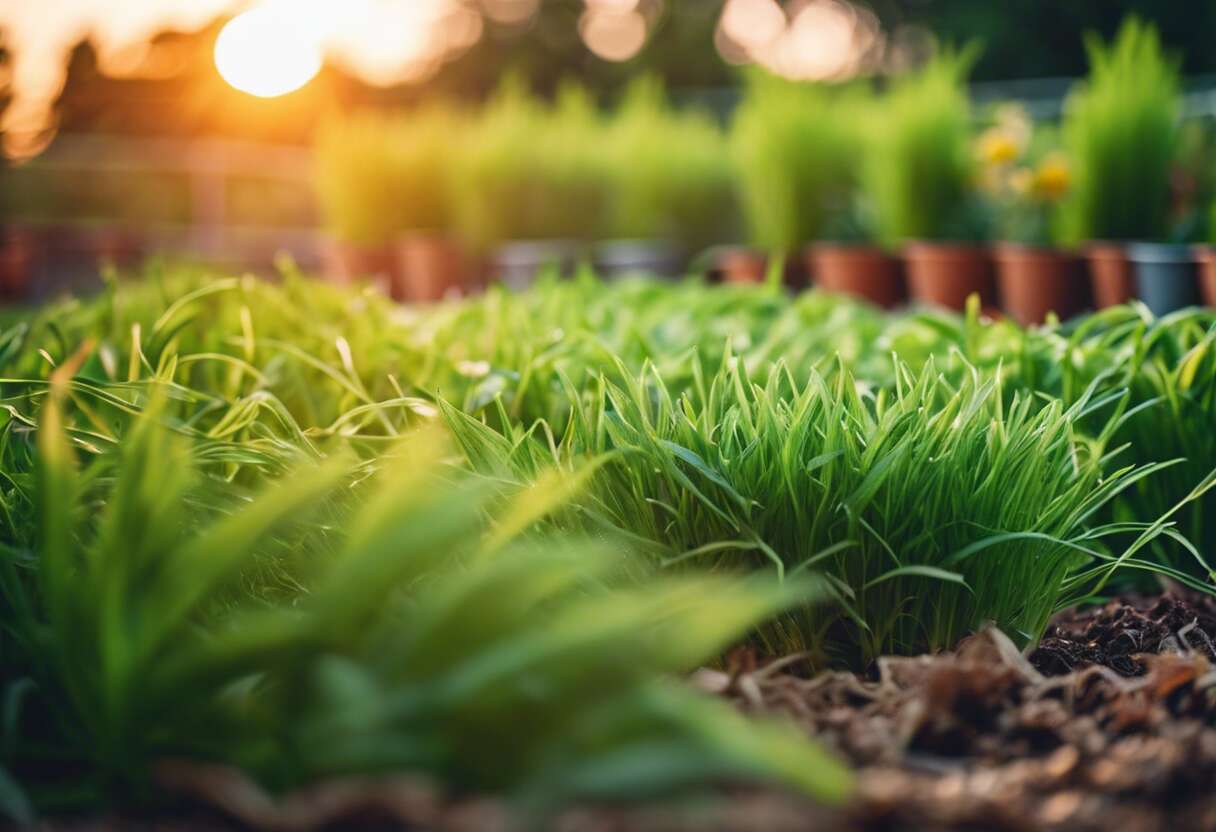 Le moment idéal pour déposer les tontes dans votre jardin