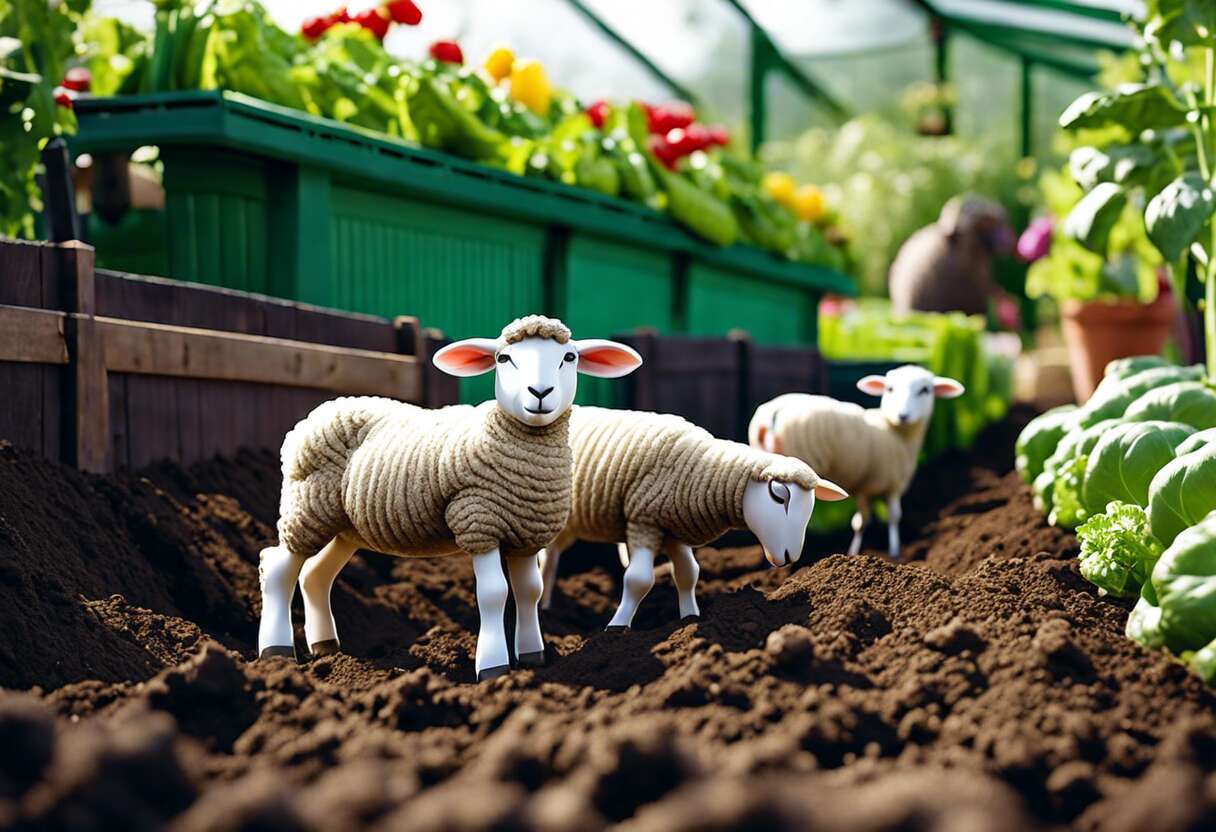 Les bienfaits du fumier de mouton au potager