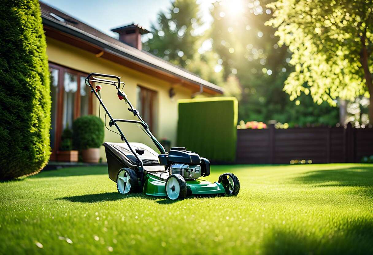 Préparer sa pelouse avant la tonte