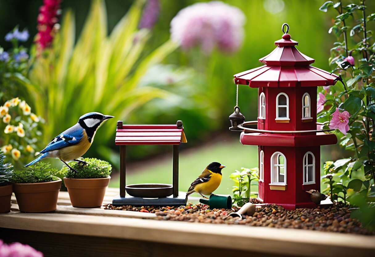 Créer un jardin pour attirer les oiseaux