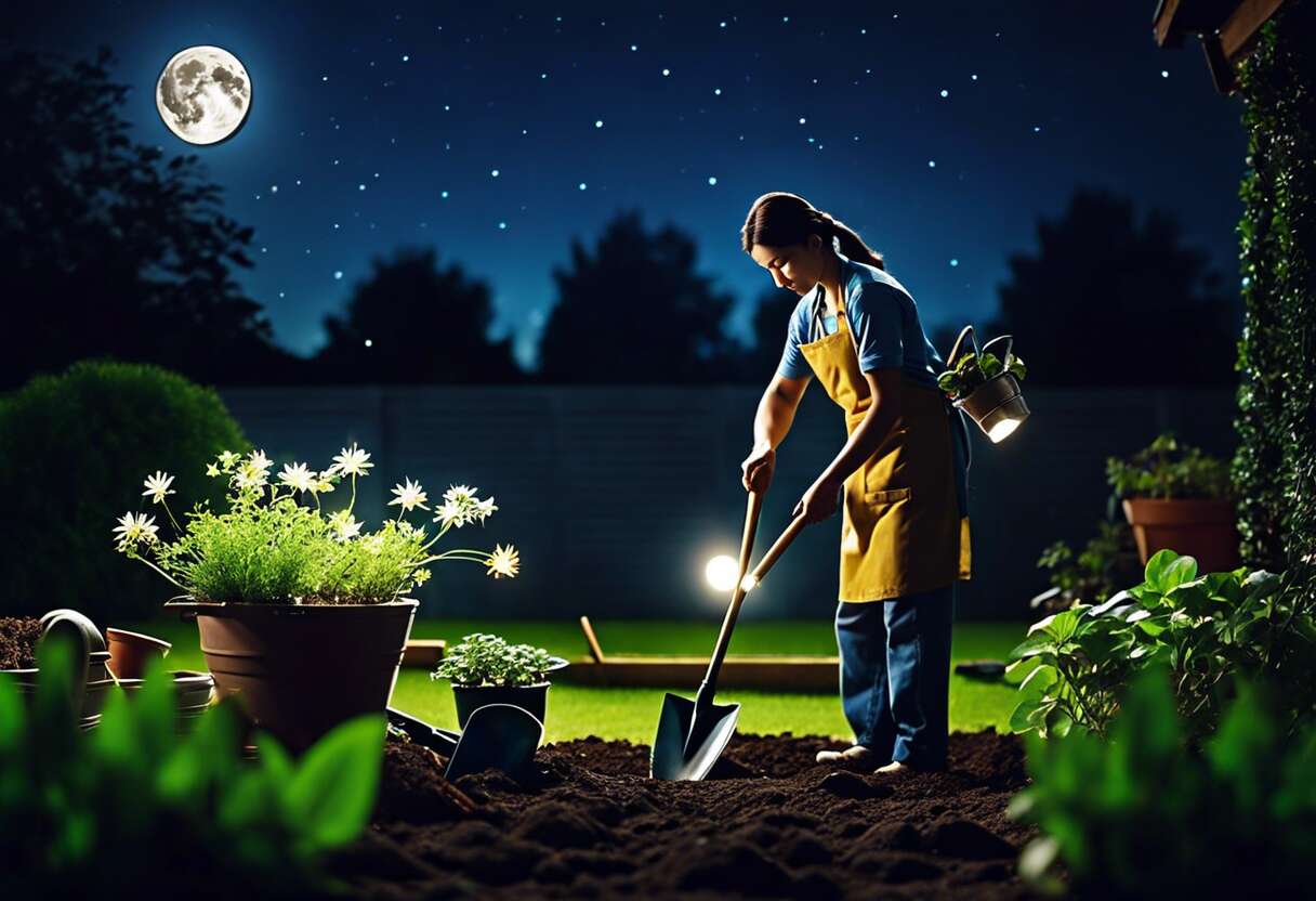 Jardiner avec la lune : astuces et conseils