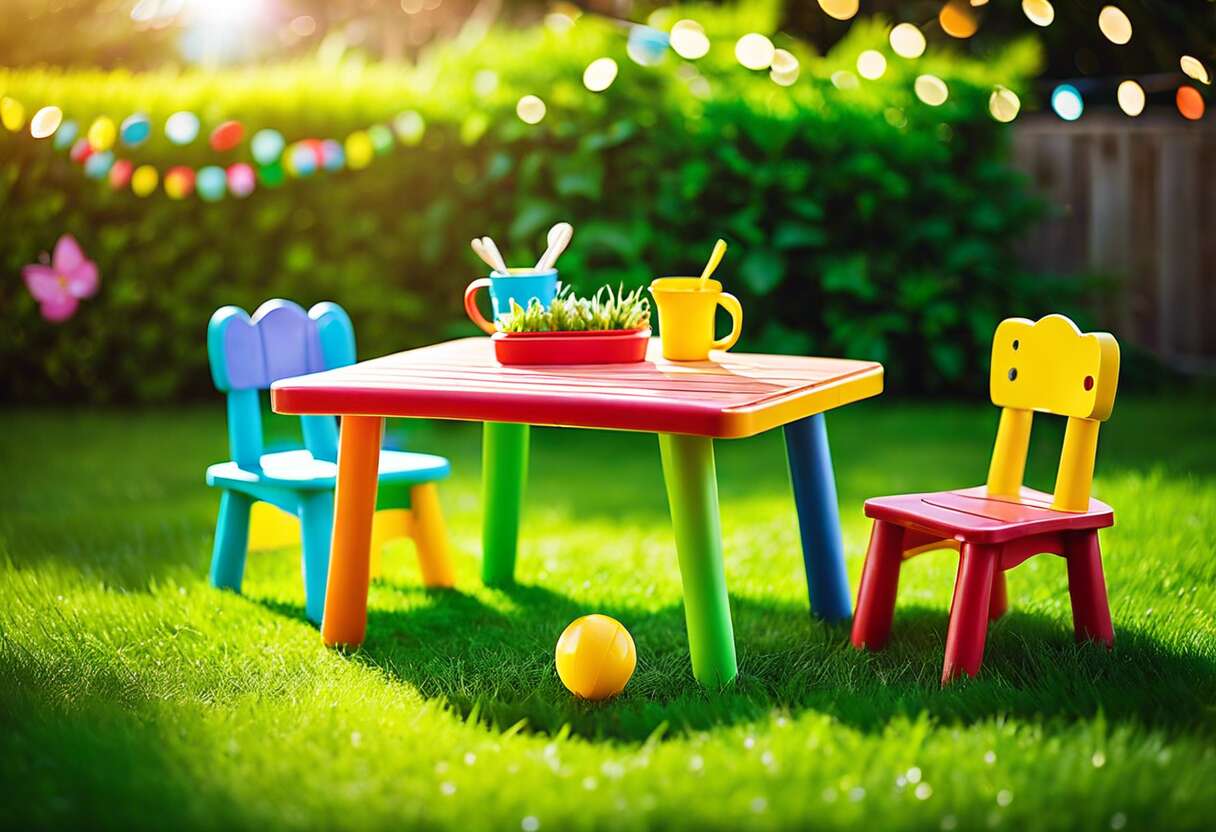 Comment choisir une table de jardin pour enfant ?