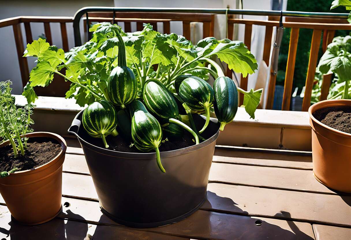 Planter ses courgettes en pot : étapes et astuces
