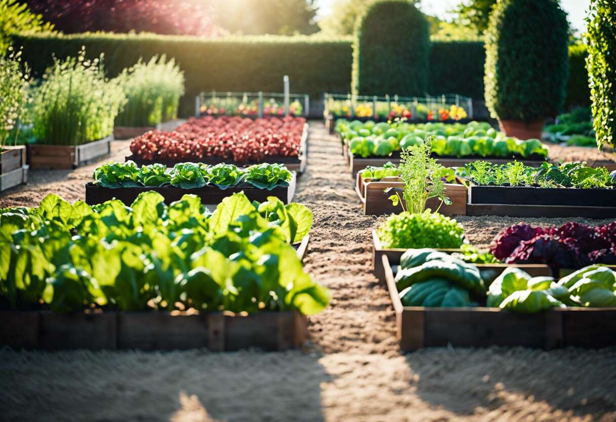 Dessiner les parcelles et sentiers : créer un potager fonctionnel et accessible