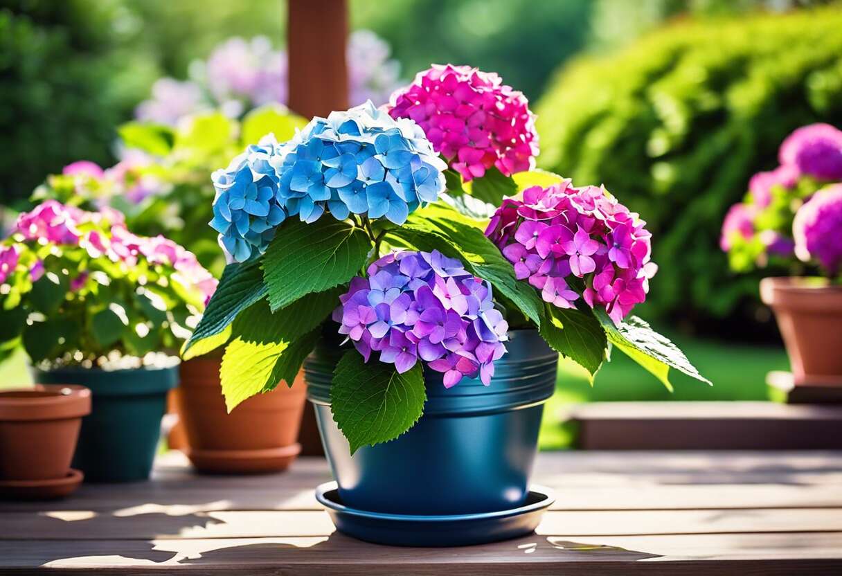 Sélection du bon hortensia pour une culture en pot