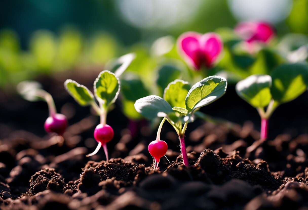 L'importance du choix de la terre pour des radis bien formés