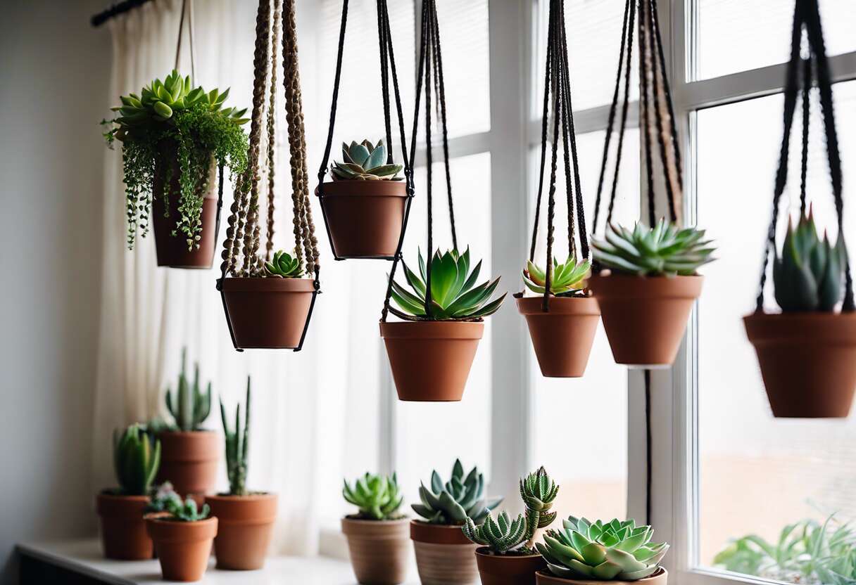 Plantes grasses retombantes pour votre intérieur