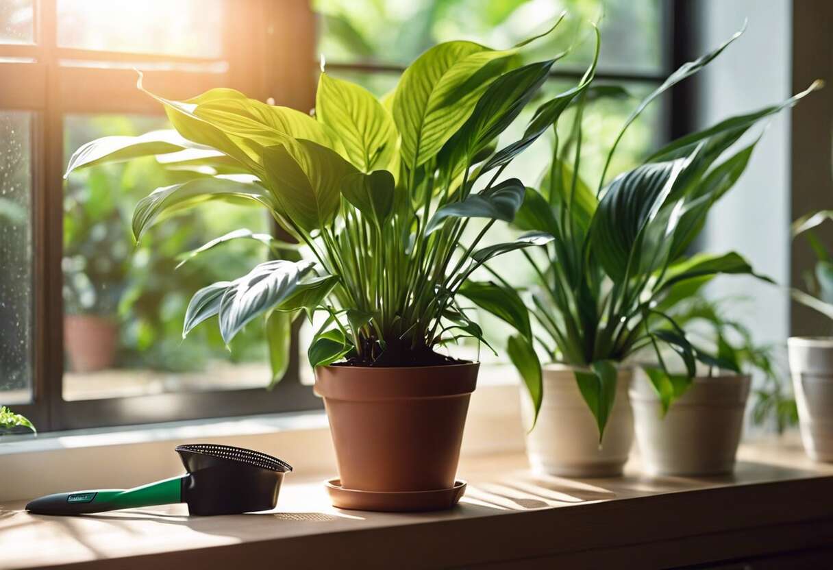 Entretien et arrosage du spathiphyllum : conseils et astuces