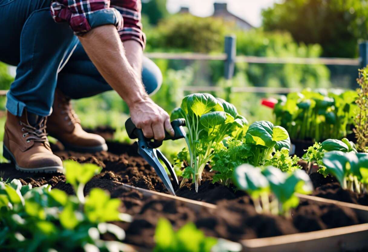 Comment désherber un massif potager efficacement ?