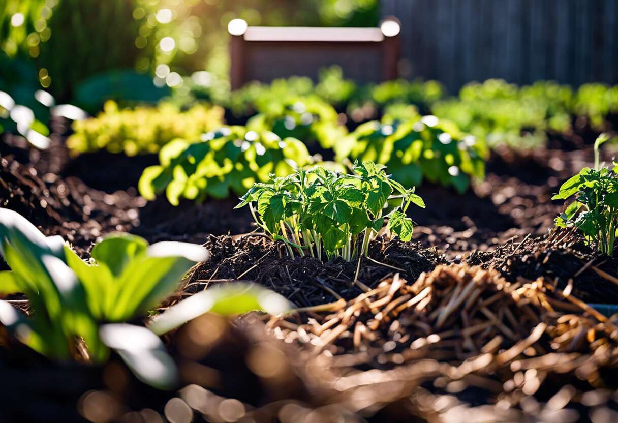 Paillage au potager : astuces et avantages