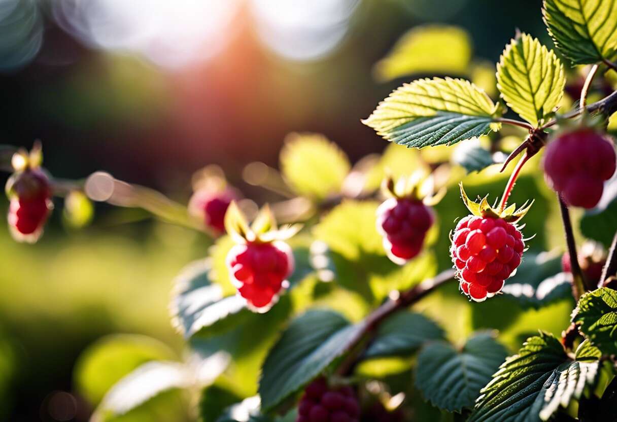Comment pailler les framboisiers et petits fruits