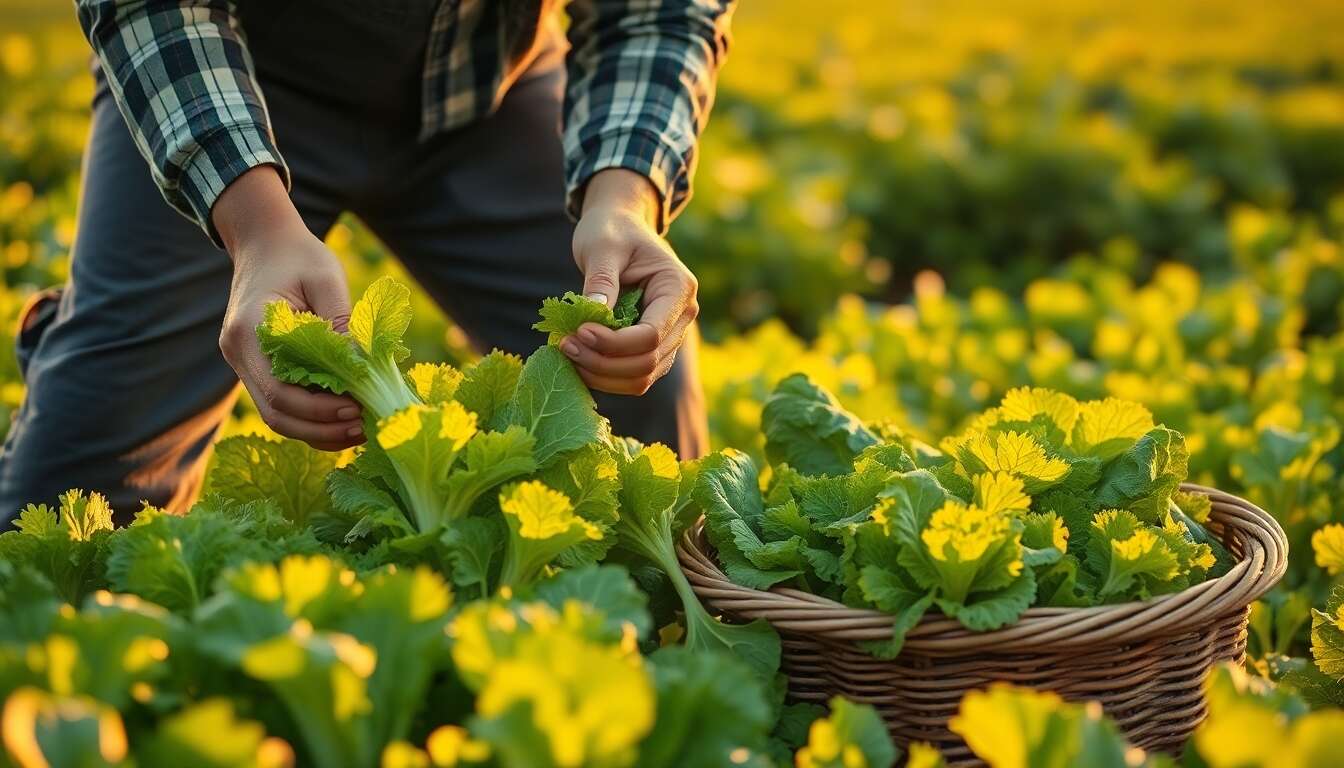 Récolte de la mâche : guide pratique