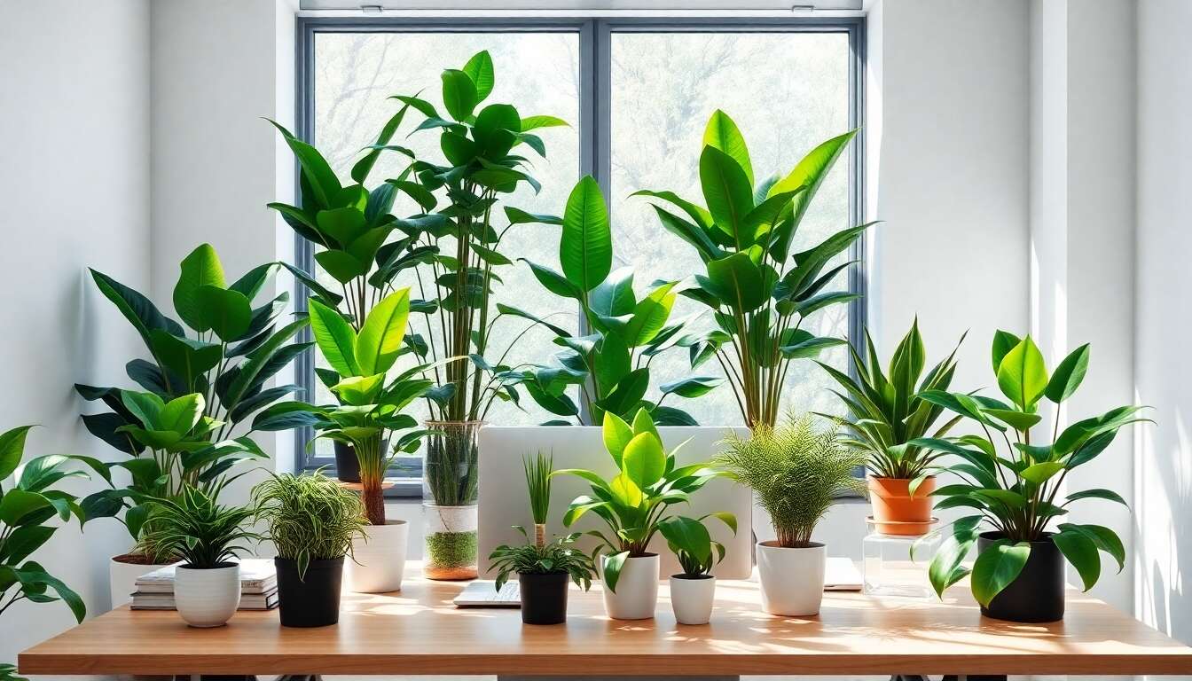 9 plantes vertes idéales pour le bureau