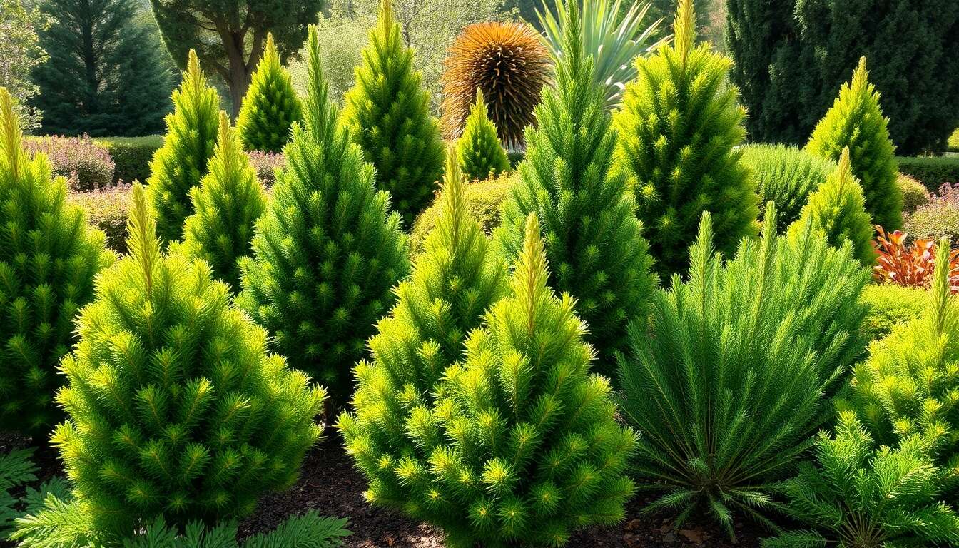 Conifères nains : variétés, plantation et entretien
