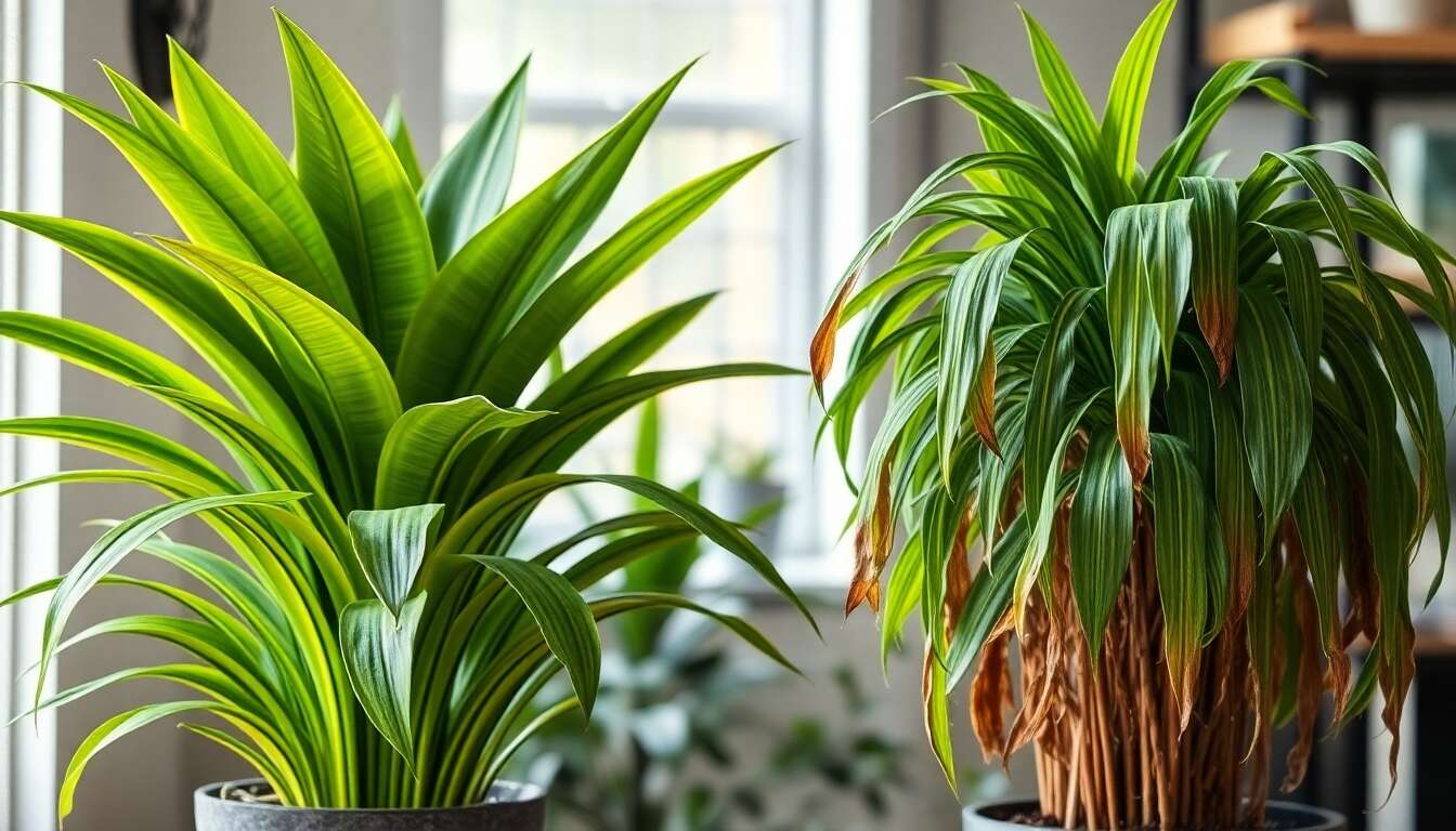Comment sauver un dracaena aux feuilles tombantes