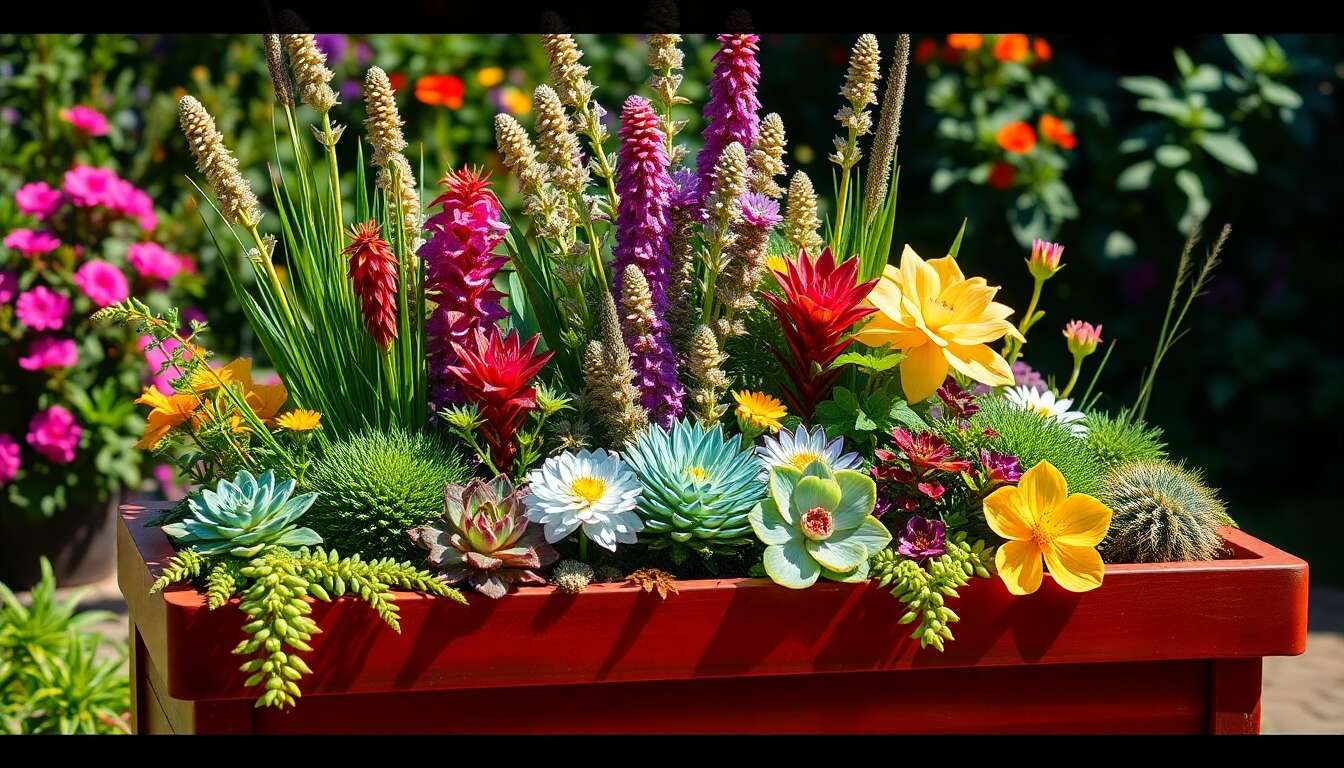 Quelles plantes choisir pour un bac à fleurs original ?