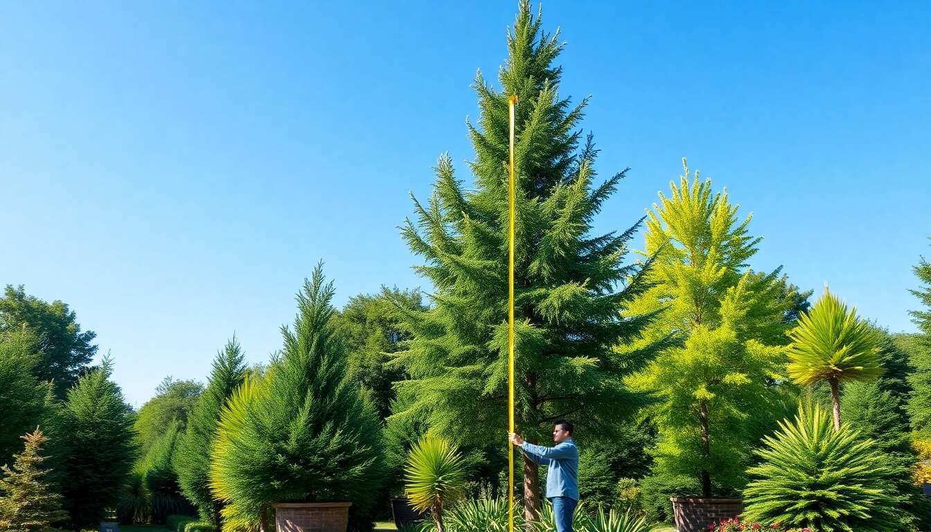 Comment connaître la taille des arbres et arbustes