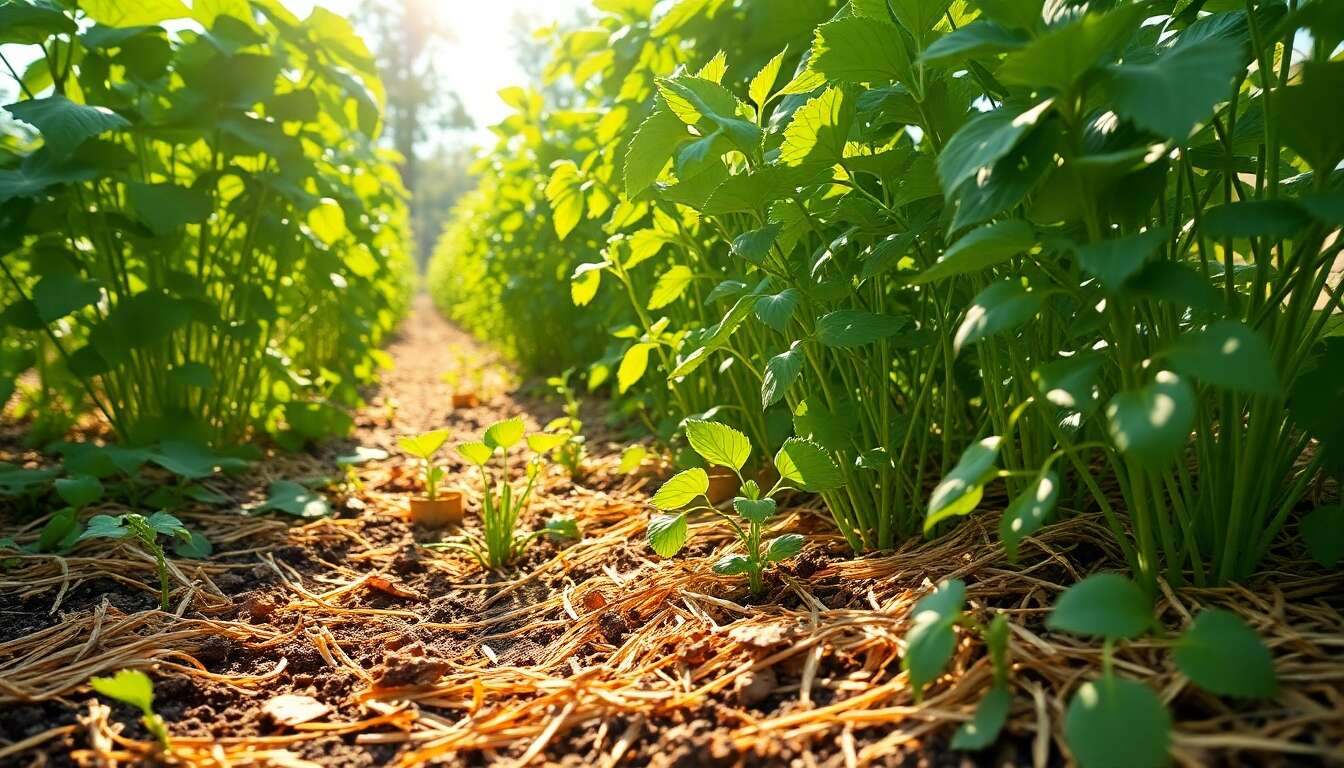 Les avantages du foin en paillage au potager