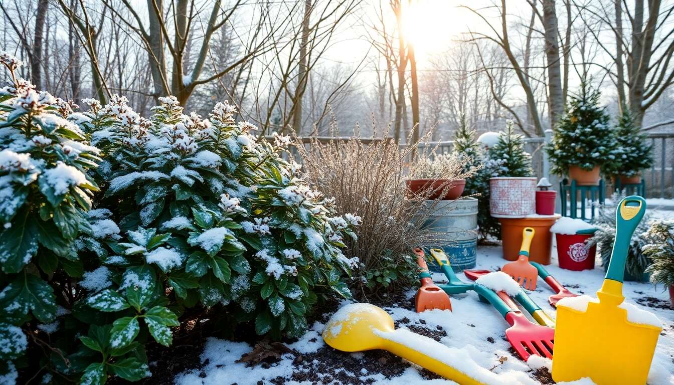 Comment entretenir son jardin en hiver