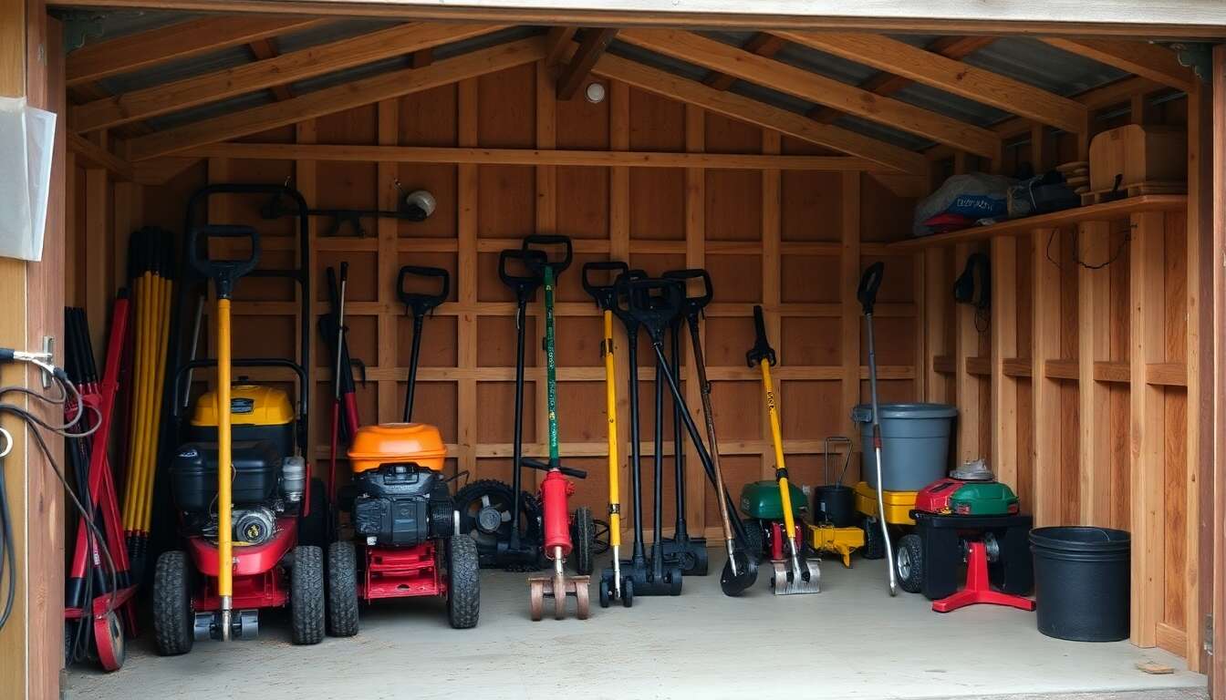 Stockage adéquat en fin de saison