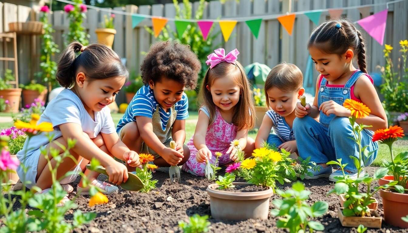 5 idées de travaux de jardinage pour enfants