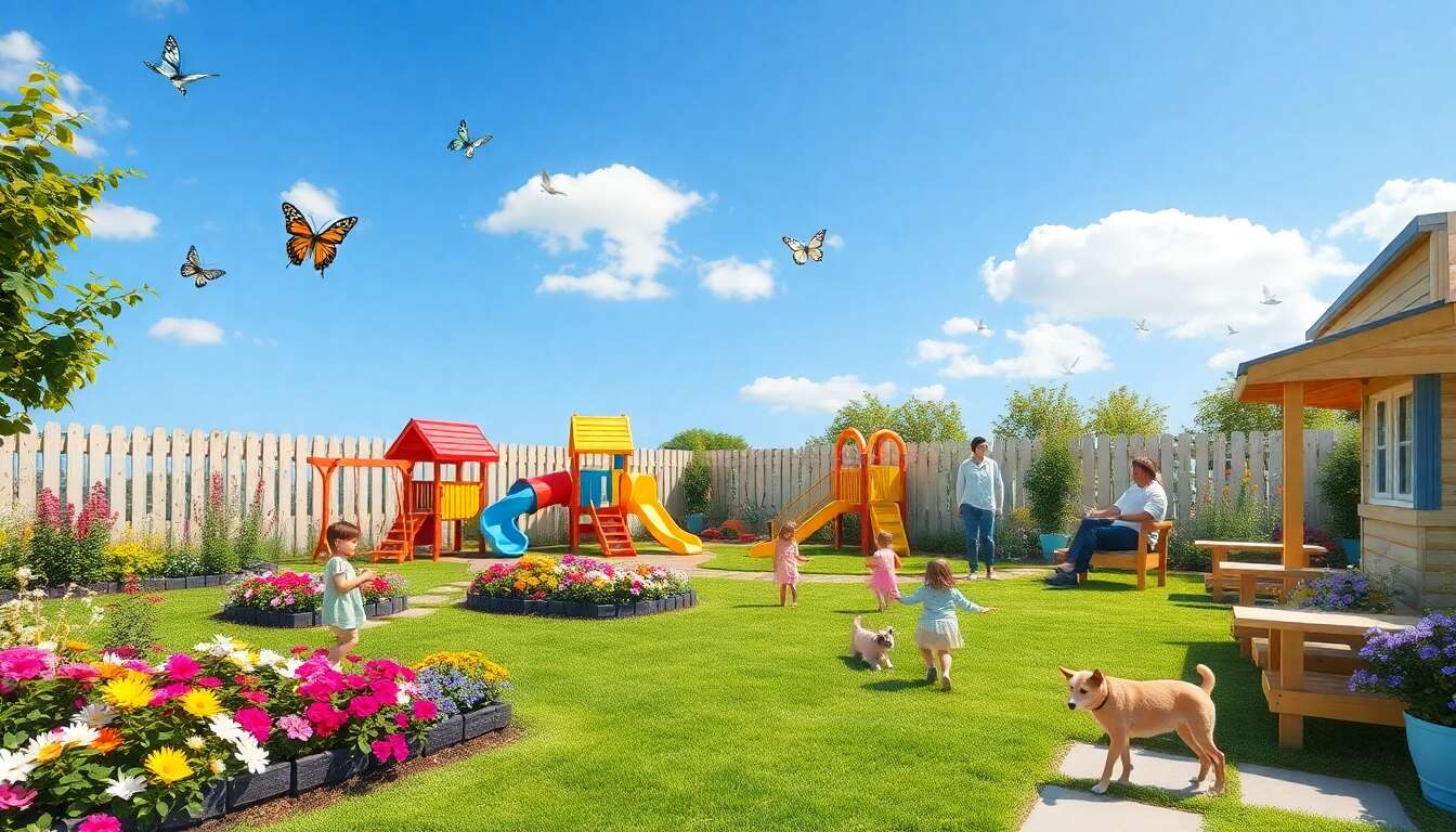 Aménager un jardin pour enfants : idées et conseils