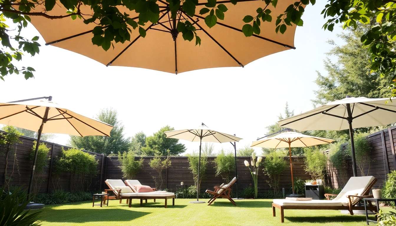 Quel grand parasol choisir pour son jardin ou sa terrasse ?