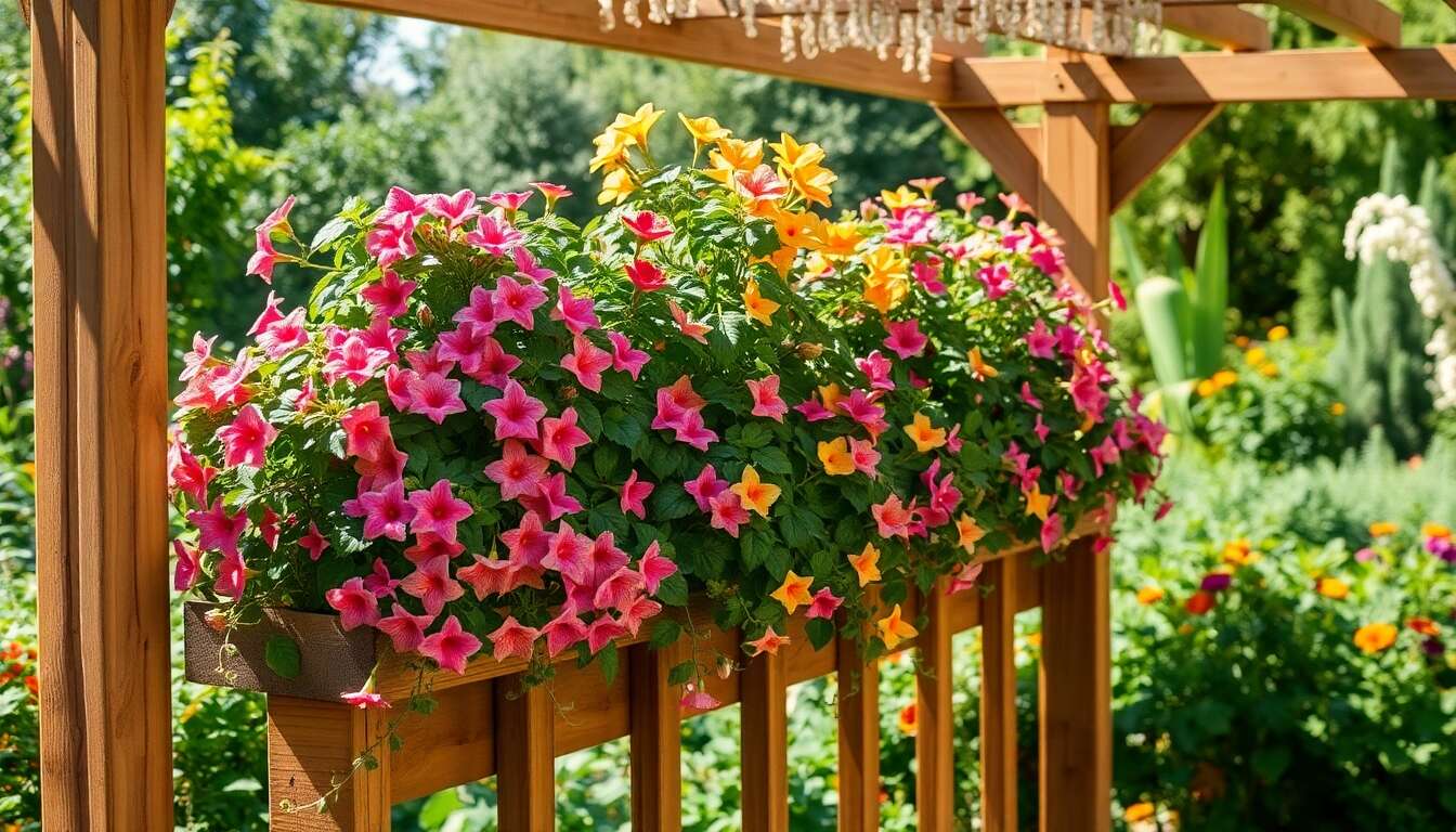 Plantes grimpantes fleuries pour un extérieur coloré