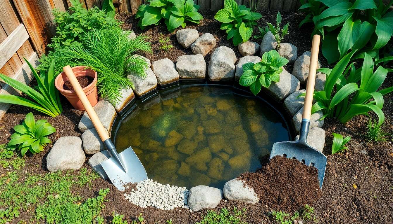 Comment créer une mare au jardin
