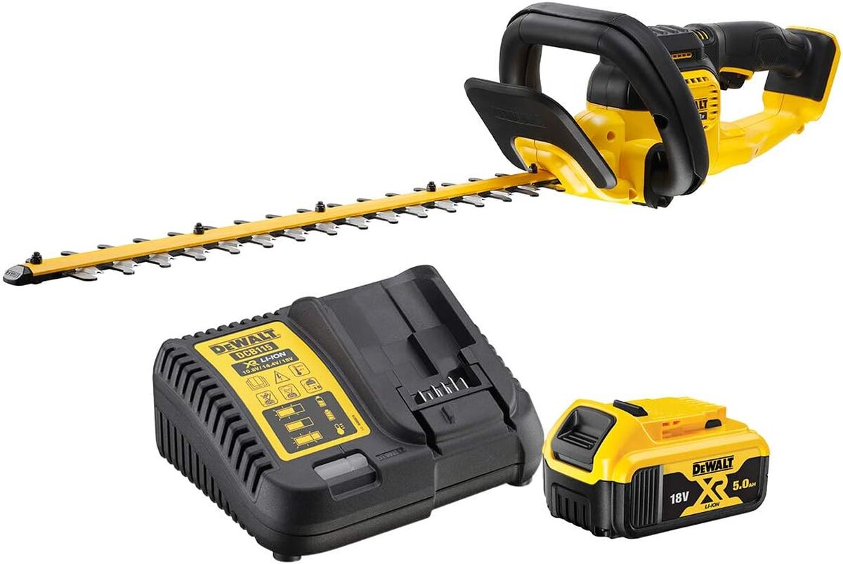 Test du taille-haies Dewalt DCMHT563P1-QW : performance et autonomie sans fil