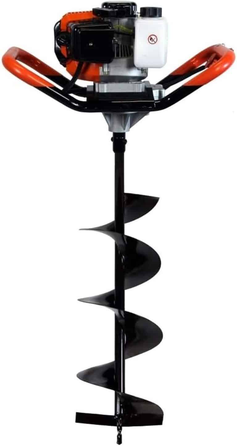 Tarière Thermique GT Garden 52cm3 - 3CV + 3 Mèches (100, 200, 300mm) - Creuse Sans Effort - Made In France