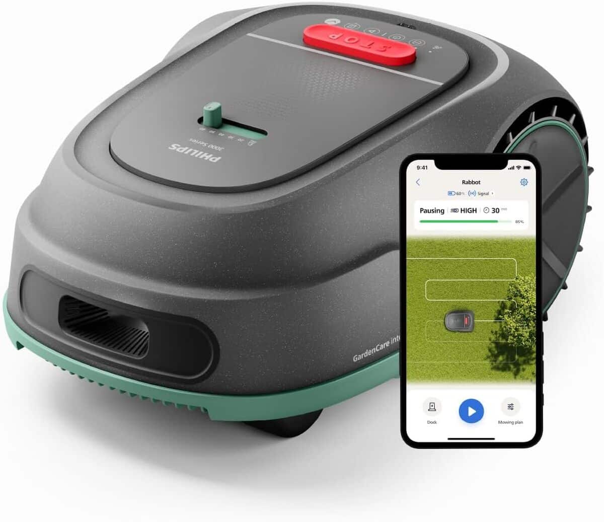 Test de la tondeuse robot Philips Série 3000 : efficacité et innovation