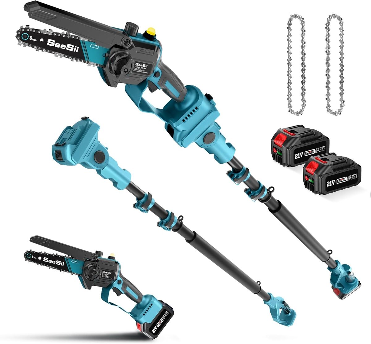 Test de la tronçonneuse Seesii 2 en 1, puissante et polyvalente