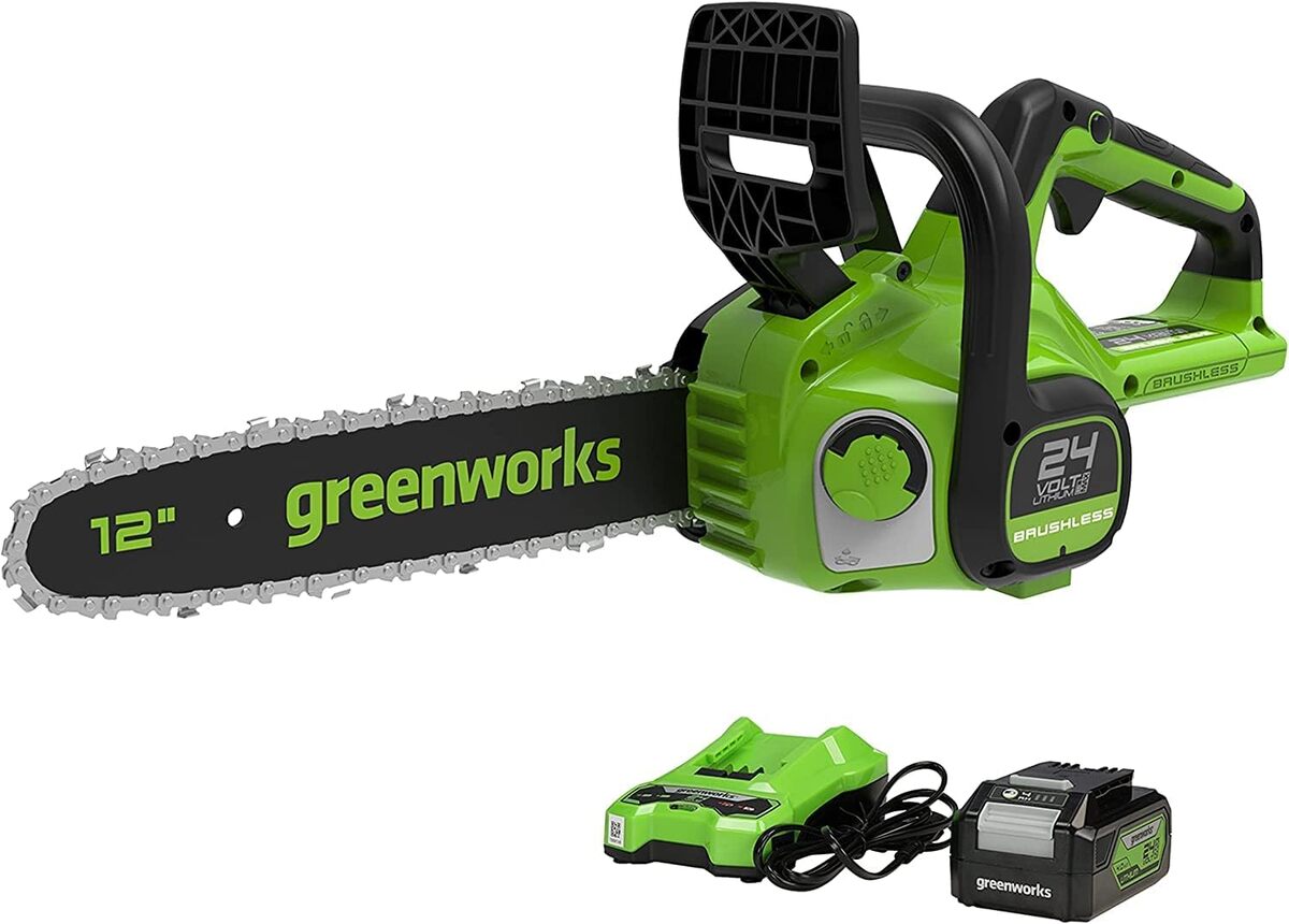 Test Greenworks GD24CS30K4 : tronçonneuse à batterie efficace et sécurisée