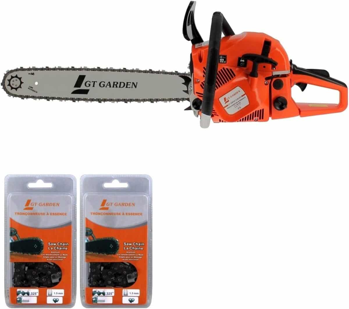 Test GT Garden tronçonneuse thermique 62 cm3