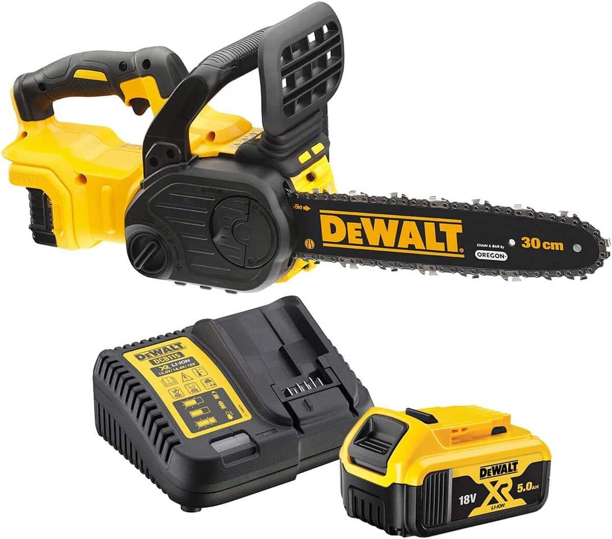 Test : tronçonneuse élagueuse Dewalt XR 18V sans fil