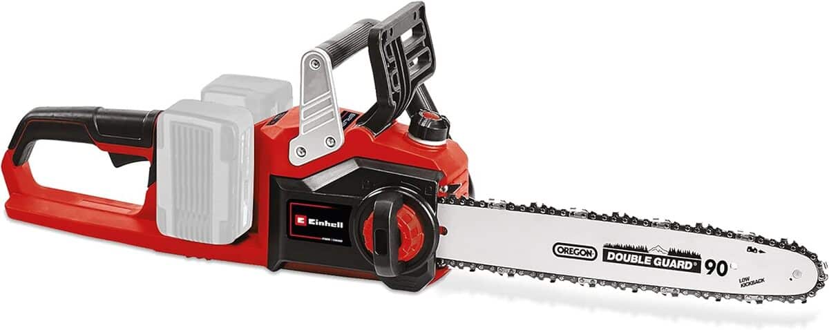 Test de la tronçonneuse sans fil Einhell GP-LC 36/35 Li: puissance et performance