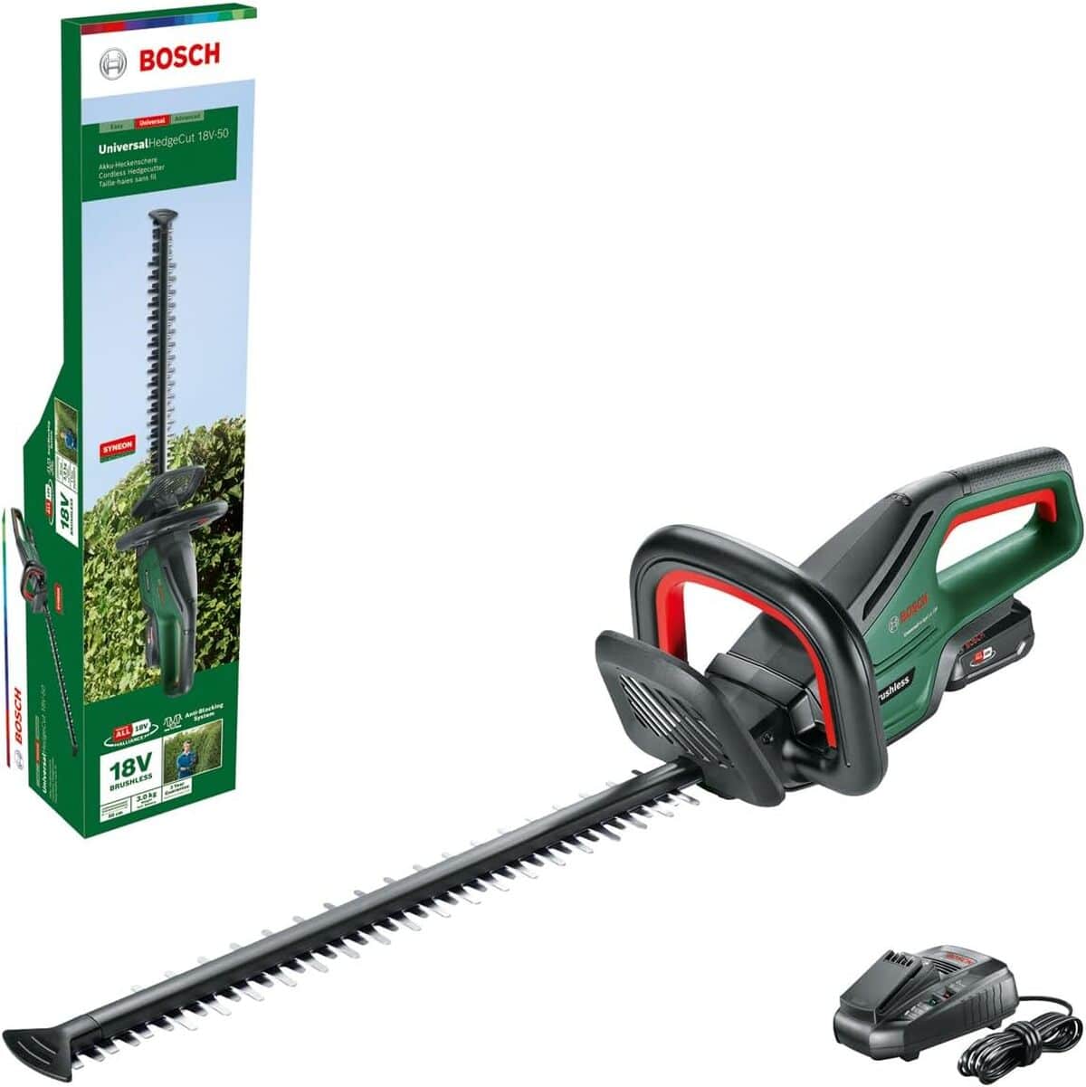 Test du taille-haies sans fil Bosch UniversalHedgeCut 18V-50